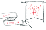 4 Hand Drawn Banners, an Illustration by Bianca Mascorro Art (Thumbnail 3 of 3)