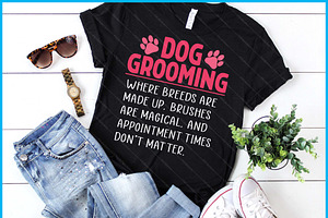 Funny Dog Groomer Joke SVG PNG, a Graphic by Creativeusart