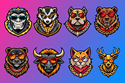 Animal Mascot Logo Illustration, an Illustration by Riswan Ratta (Thumbnail 3 of 3)