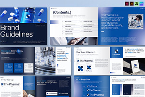 Brand Style Guide Brochure Template