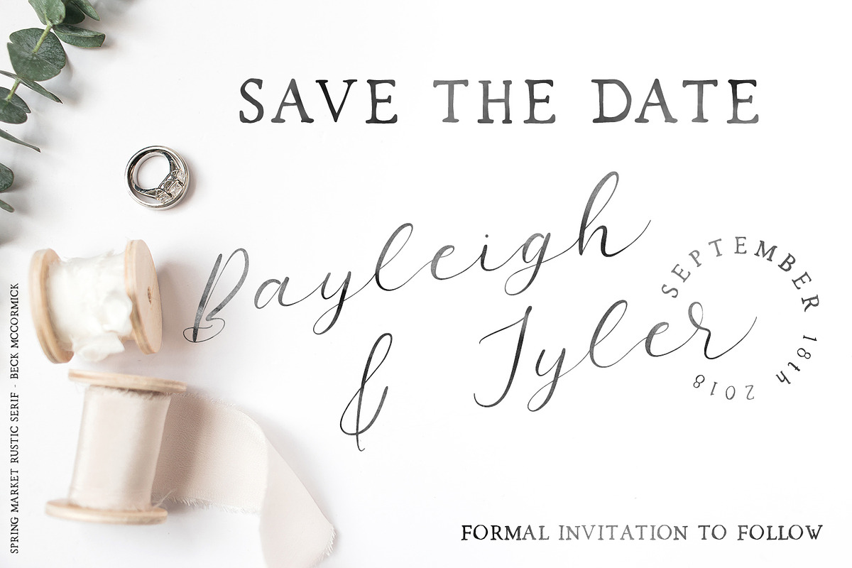 Spring Market - Rustic Font preview 3