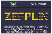 Zeppelin font, a Font by weknow (Thumbnail 2 of 5)