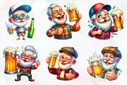 Funny Beer Loving Grandpa Clipart, an Illustration by RobertsArt (Thumbnail 4 of 7)