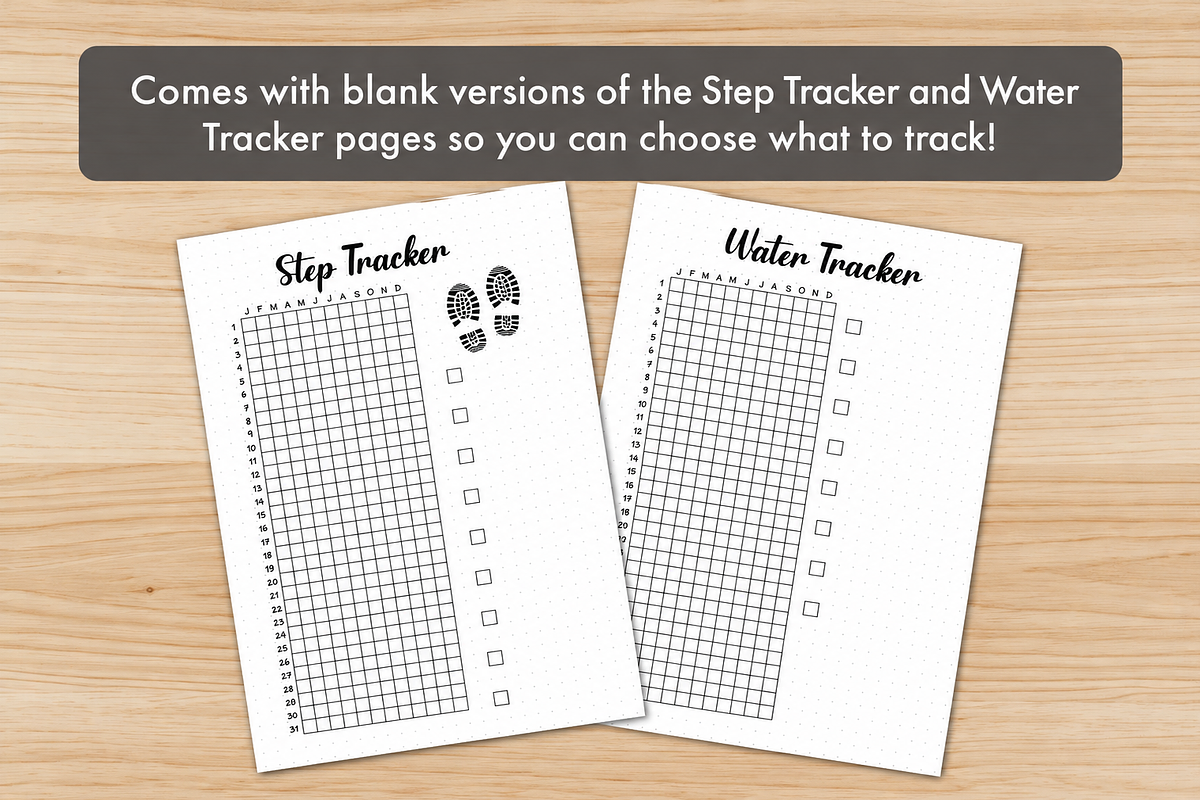 Fitness Trackers Bundle, a Stationery Template by DreamyOverlay (Photo 4 of 9)