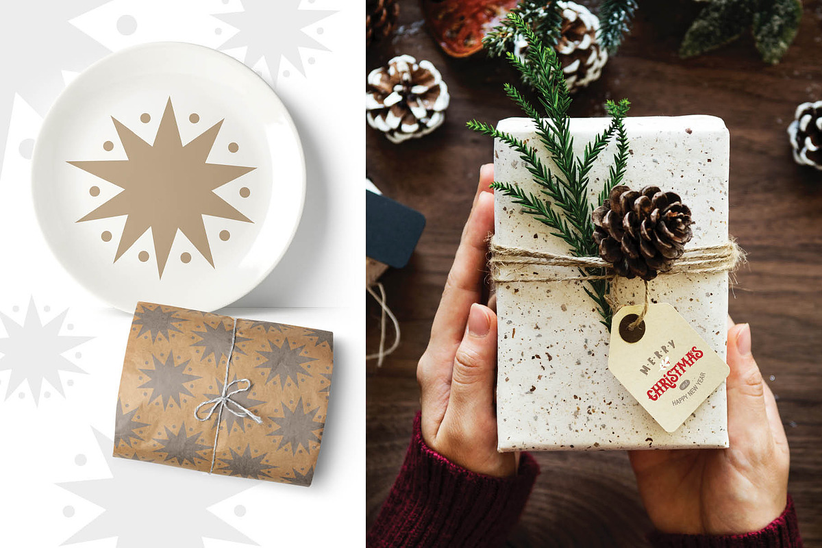 Christmas in the air. Graphic set, an Illustration by Maru_art (Photo 9 of 10)