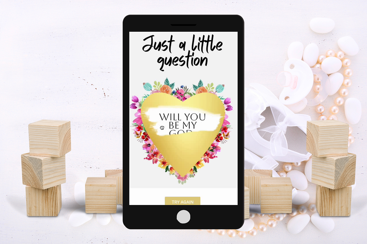 Godparents Proposal Scratch Card, an App Template by SunshineStudioBoutique (Photo 6 of 8)