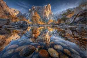 Summer sunset over Yosemite National, a Nature Photo by ZinetroN