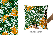 Tropical seamless patterns & leaves, a Pattern Graphic by EltaMaxArt (Thumbnail 8 of 15)