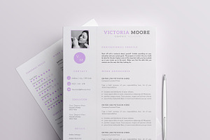 Professional Resume/CV Template - 4