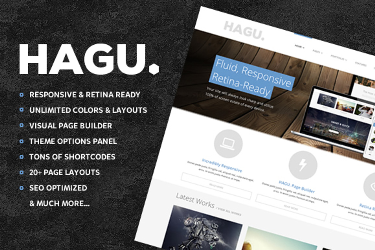 Hagu - Multipurpose Wordpress Theme, a WordPress Template by Themetica