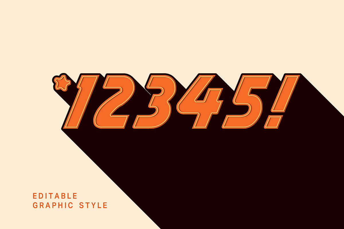 Long Shadow Text Effect preview 2