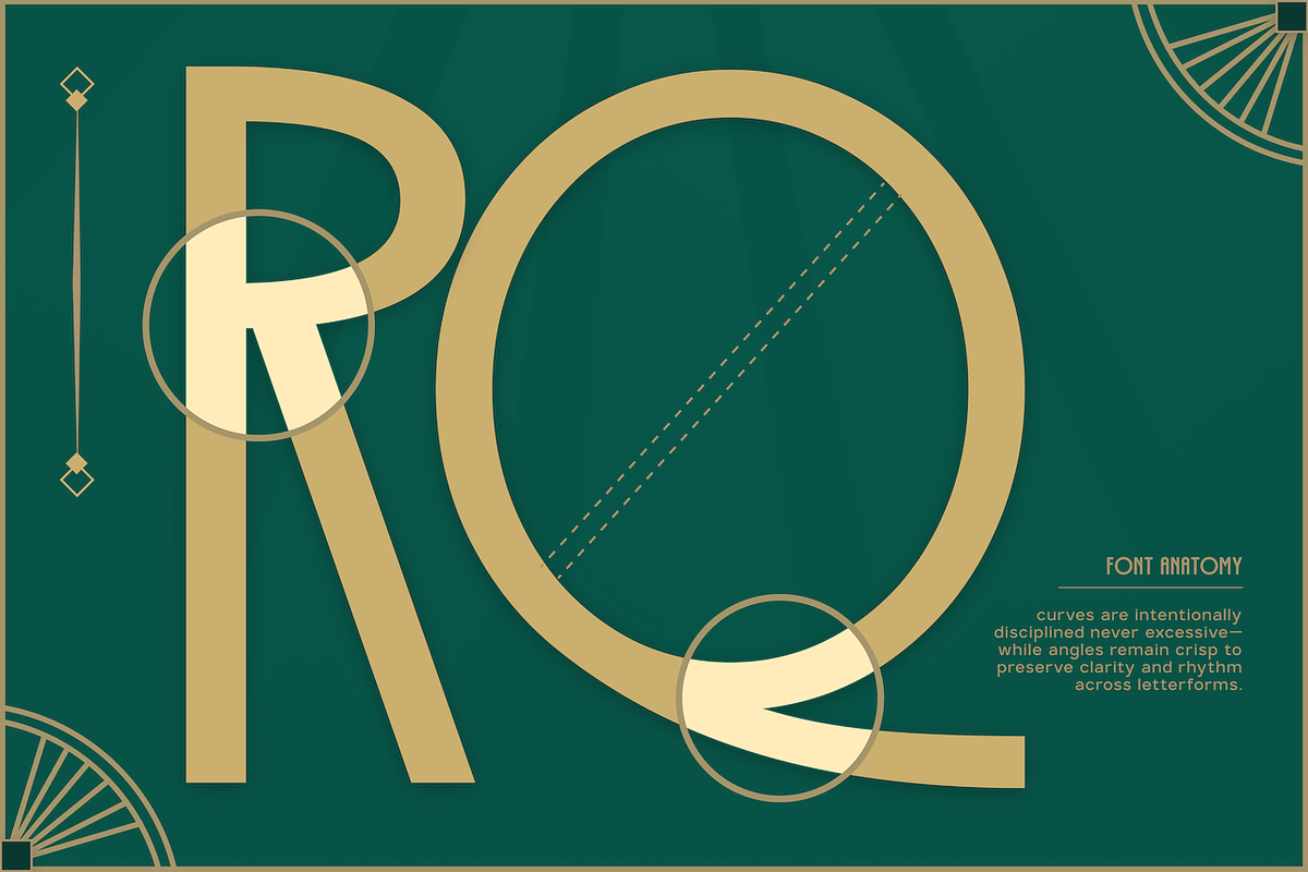 GC Neomilan - Neo Art Deco Typeface, a Sans Serif Font by Glyphonic (Photo 6 of 16)