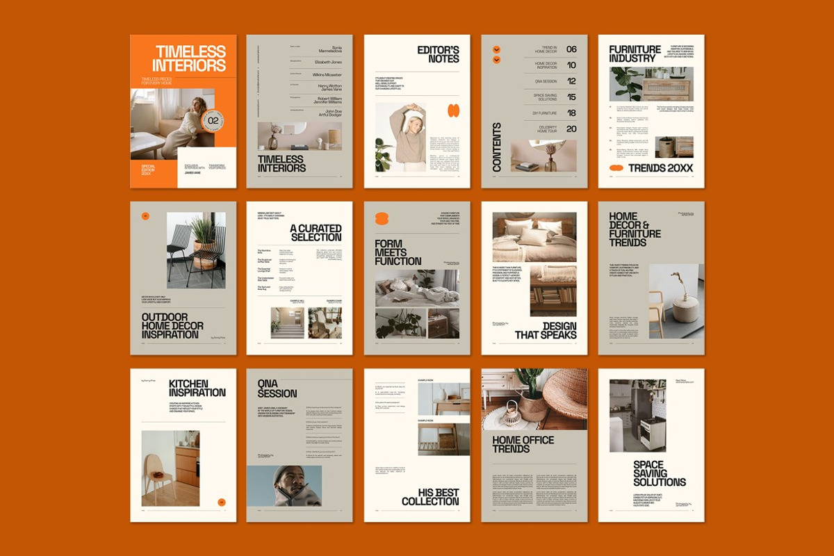 Orange Furniture E-Magazine, a Templates & Theme by graphicook (Photo 4 of 5)
