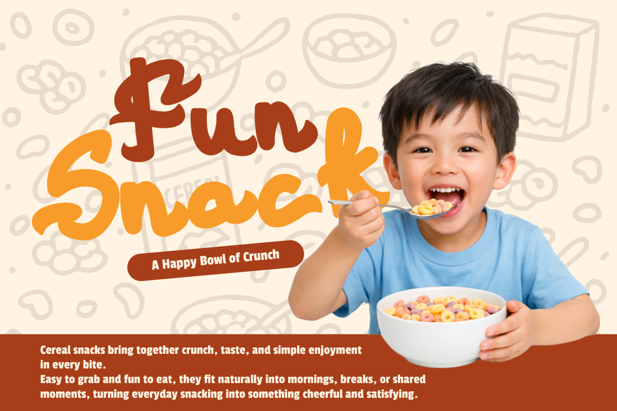Bruksy Bold Experimental Logo Font, a Font by PutraCetol Studio (Photo 2 of 5)