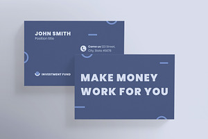 Investment Fund Business Card