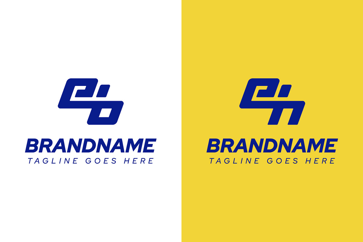 Letters EB EH Dynamic Logo, a Branding & Logo Template by Pray Art Design Studio