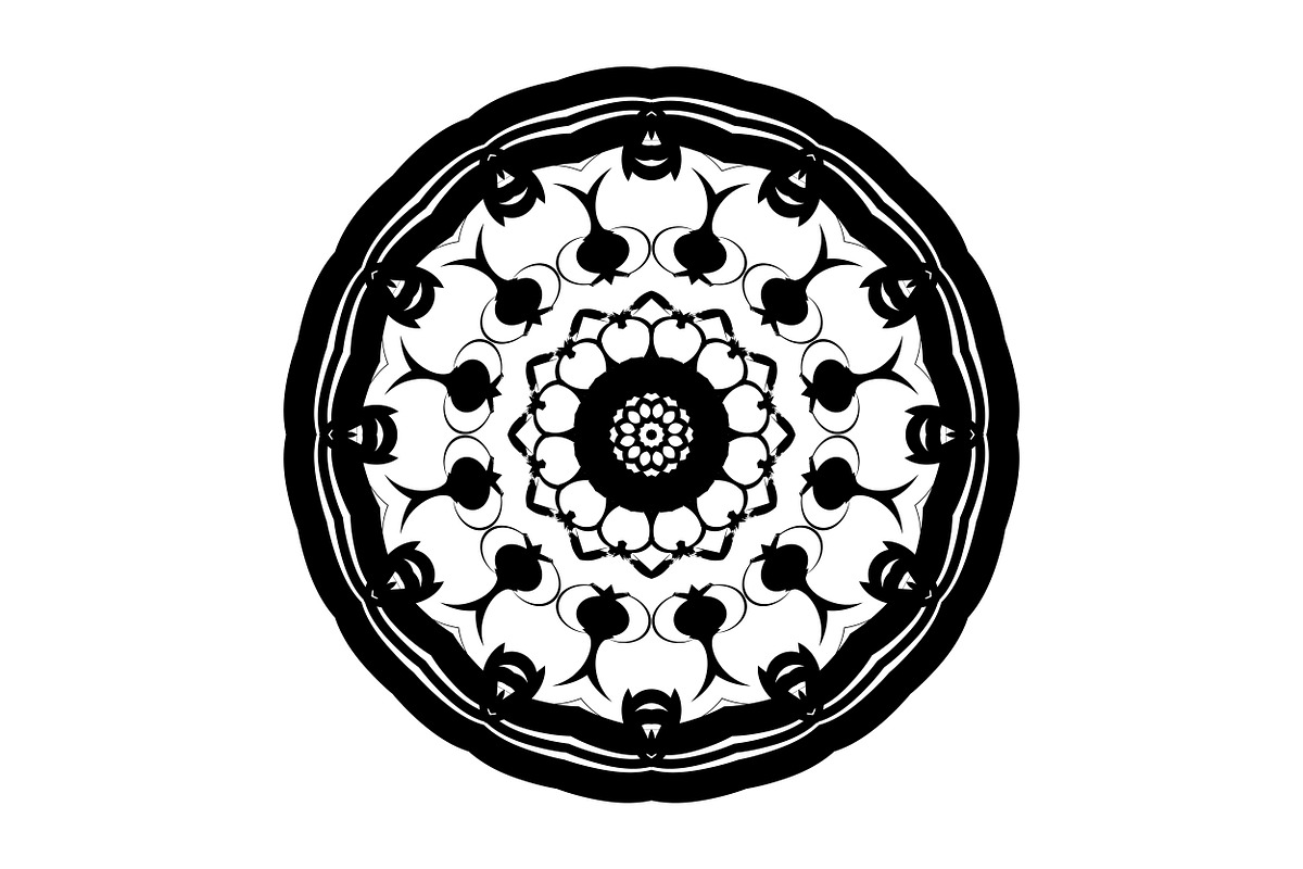 Decorative Mandala Digital Art Pack, a Decorative Illustration by NJ Himel (Photo 98 of 101)