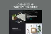 Creative Lab WordPress Theme, a WordPress Template by Pixflow (Thumbnail 1 of 10)