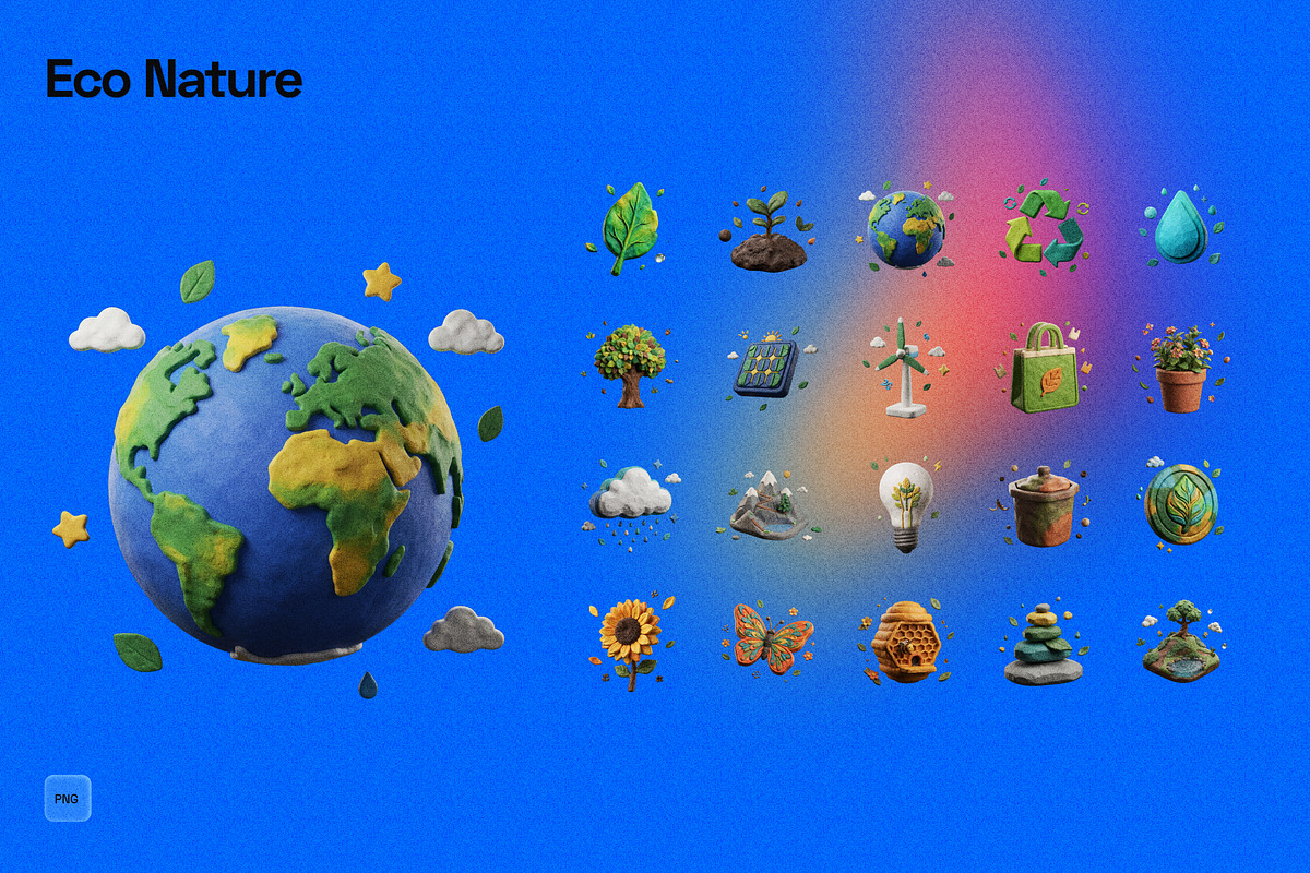 3D Eco Nature, an Object Graphic by Pengedar Seni (Photo 2 of 3)