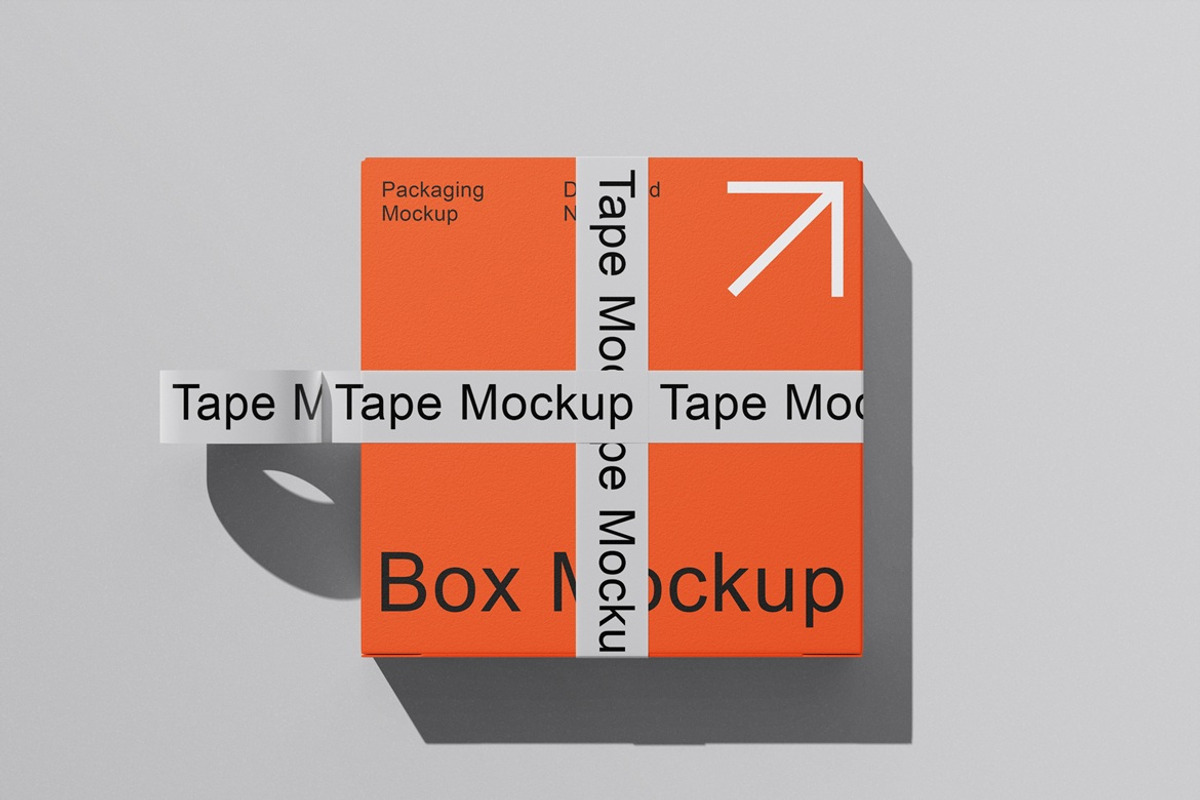 Box Packaging Mockup, a Packaging Mockup by UFR_GRAPHIC (Photo 3 of 5)