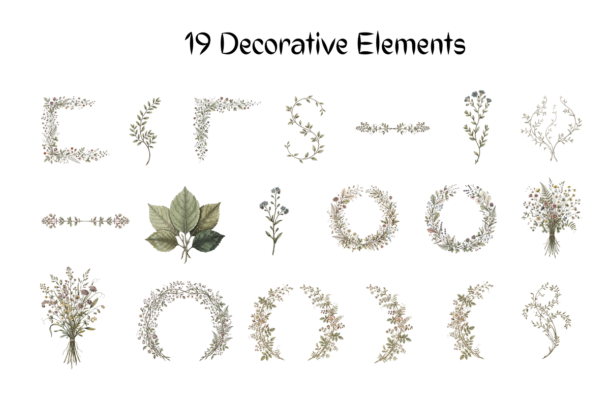 Vintage Botanical Illustrations, a Decorative Illustration by youtoview (Photo 4 of 14)