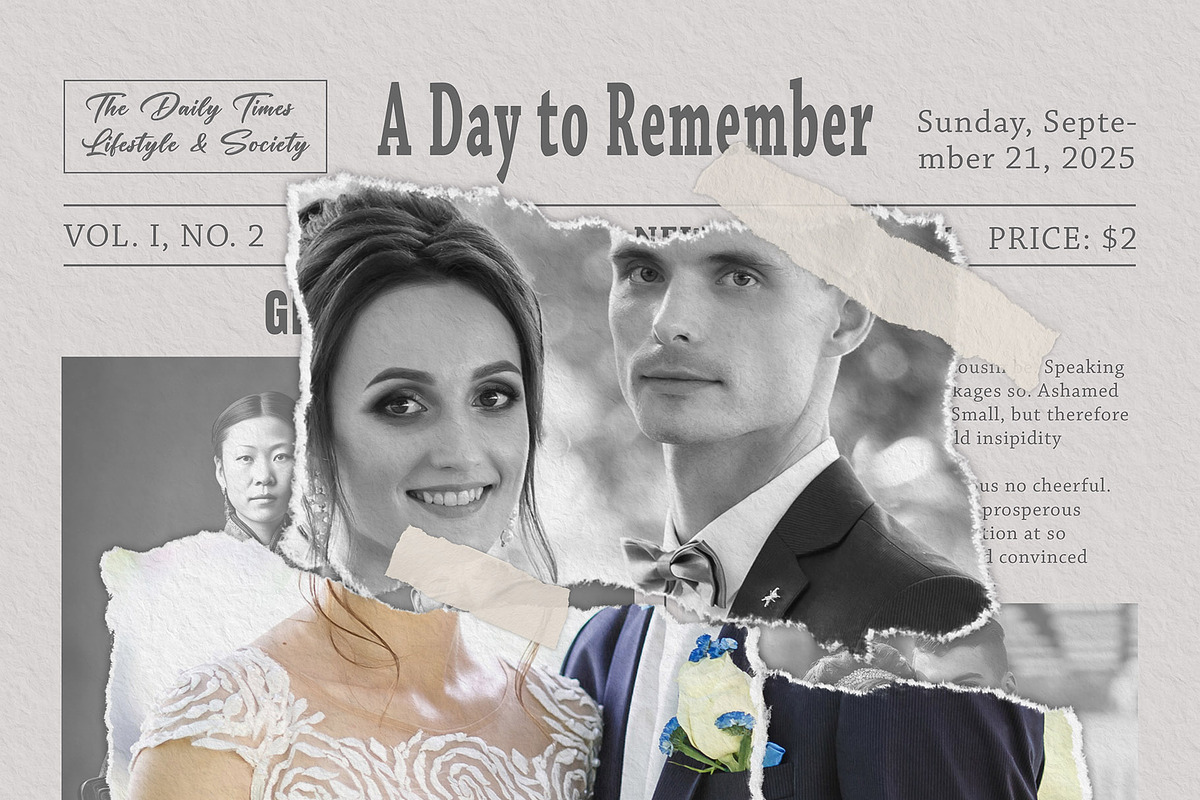 Torn Paper Cut Photo Template, an Action Add-On by MRI STUDIO (Photo 24 of 34)