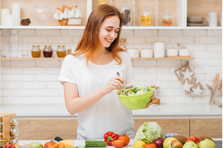 vegan lifestyle healthy nutrition, a Food & Drink Photo by Photo Drive Studio