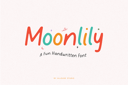 Moonlily Font, a Symbol Font by Allouse Studio