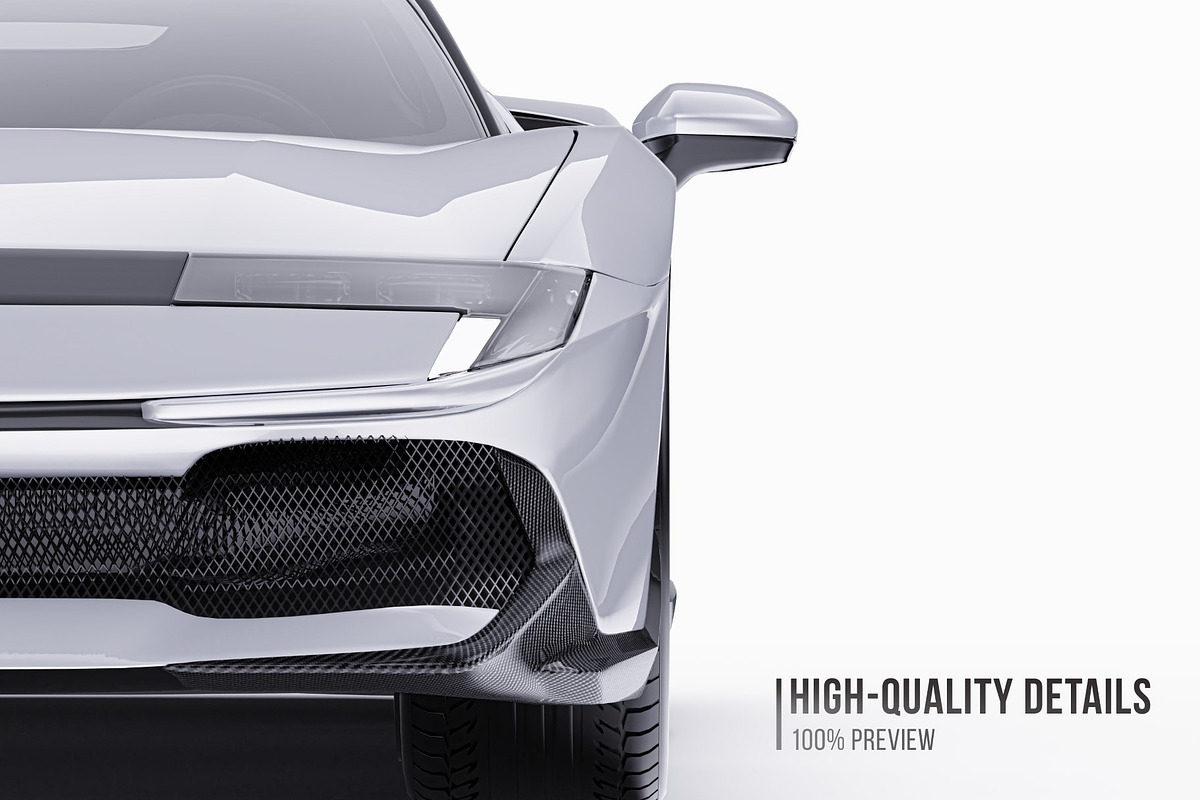2026 Supercar Sport Convertible, an Advertising Mockup by Halal Graphic Studio (Photo 3 of 12)