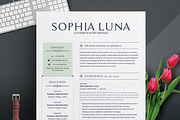Clean Resume Template MS Word, a Resume Template by ResumeInventor (Thumbnail 1 of 7)