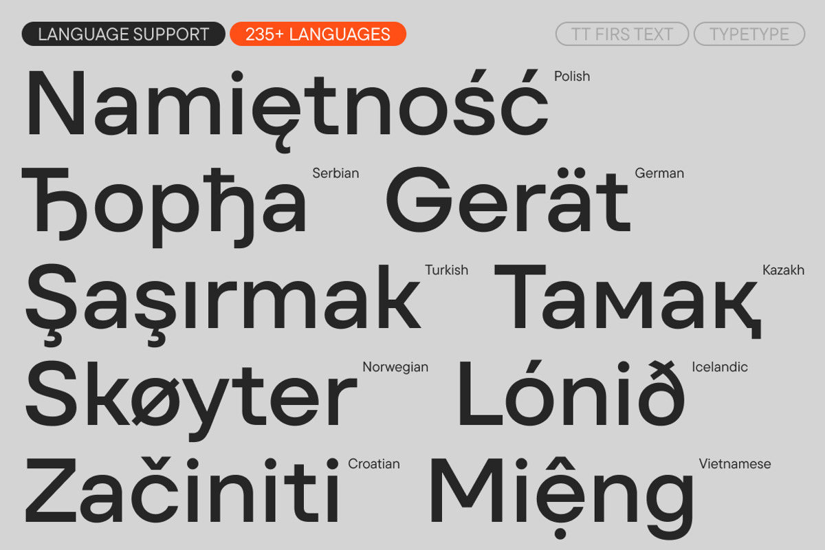 TT Firs Text, a Sans Serif Font by TypeType (Photo 7 of 15)