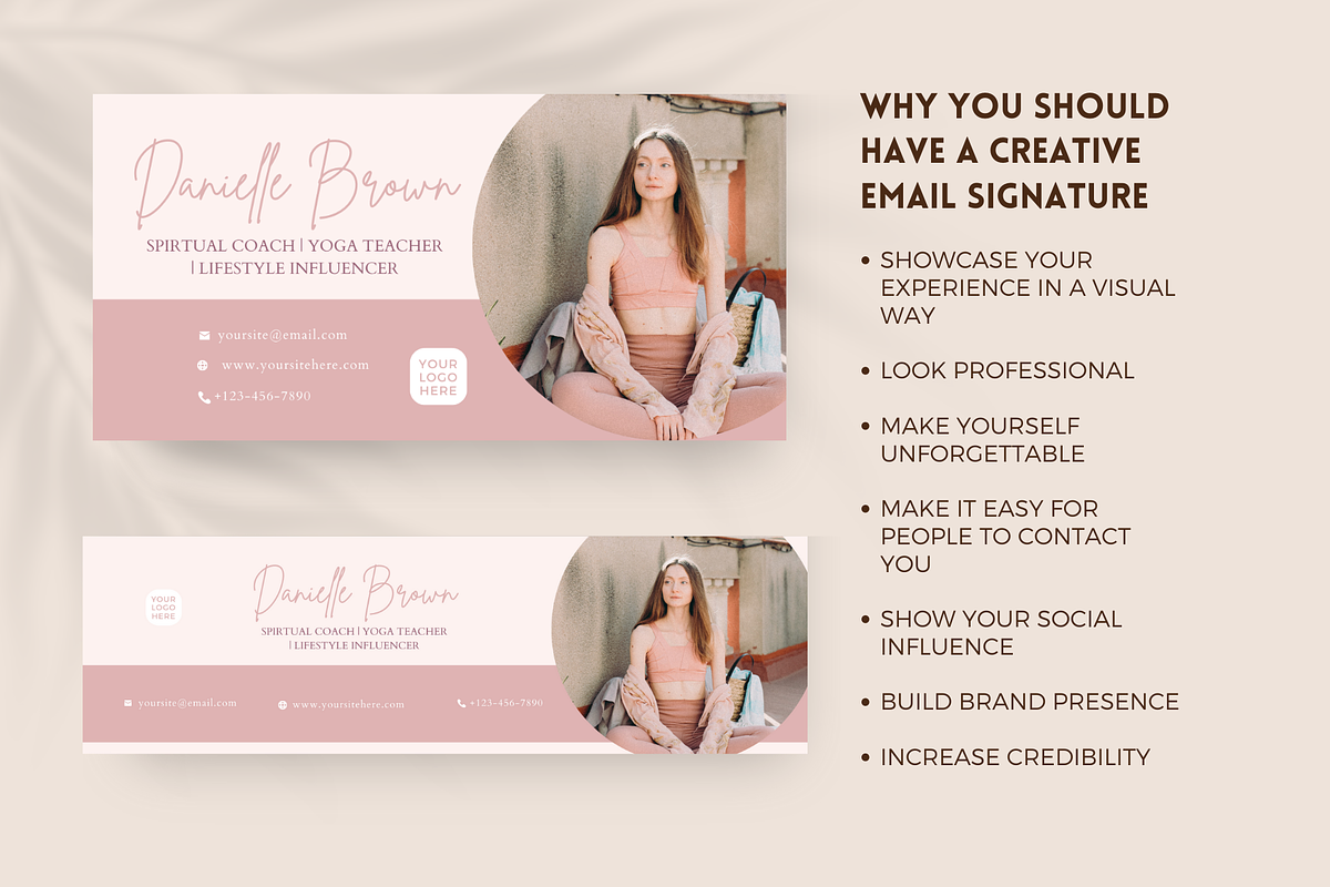 Email Signature for Spiritual Coach, an Email Template by Golden Horizons Studio (Photo 2 of 10)