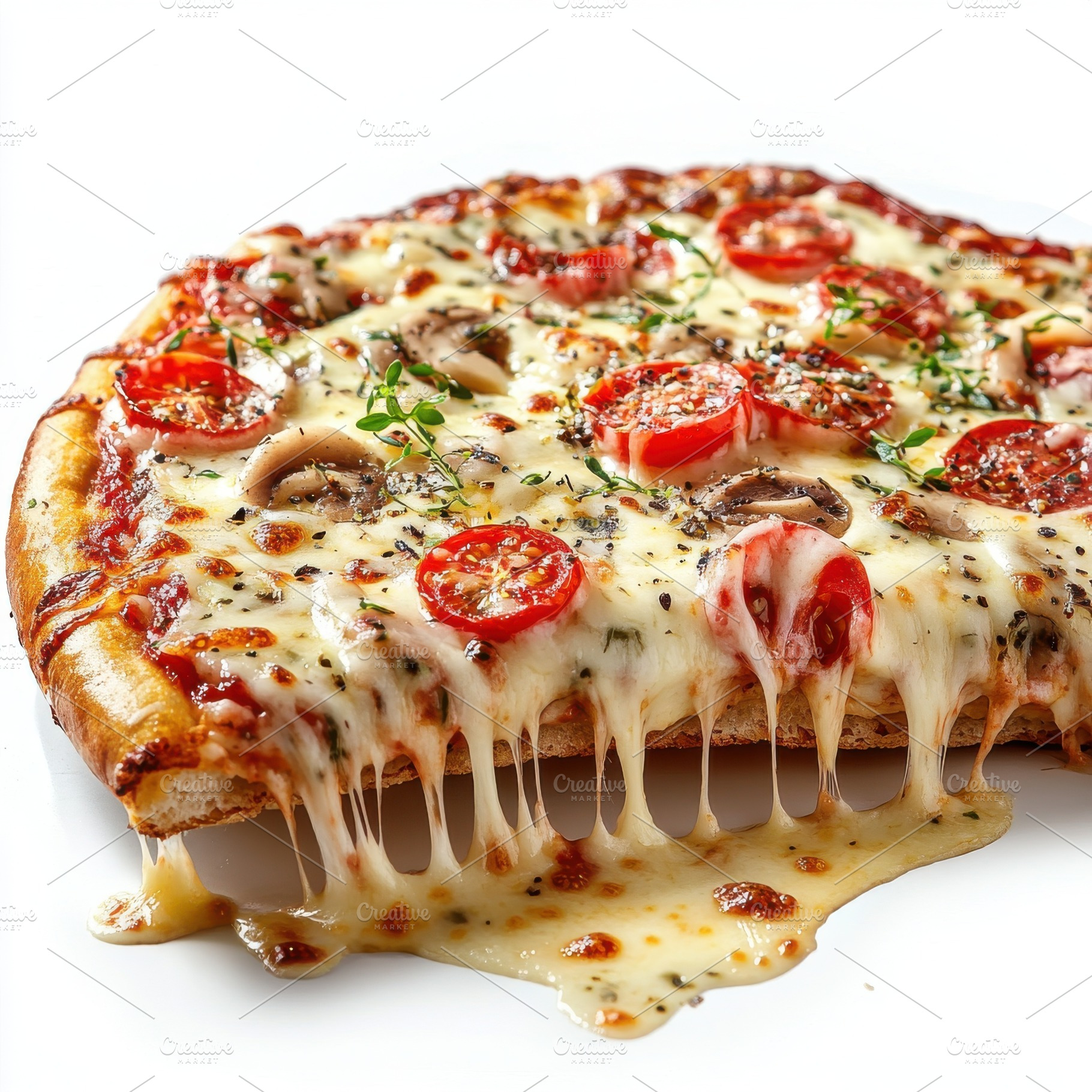 Set of delicious tasty a slice of pi, a Food & Drink Photo by Pixeness Studio