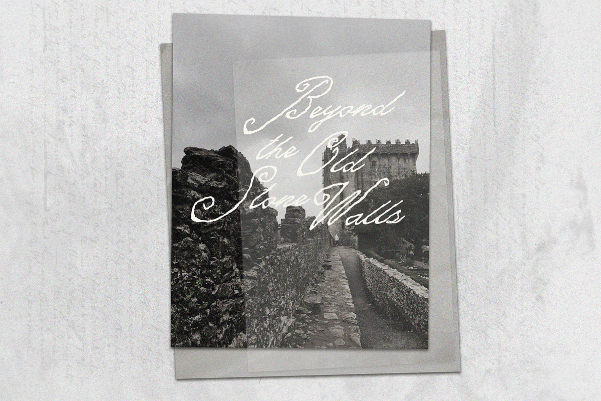 At First Sight Vintage Script Font, a Script Font by AnMark (Photo 9 of 13)