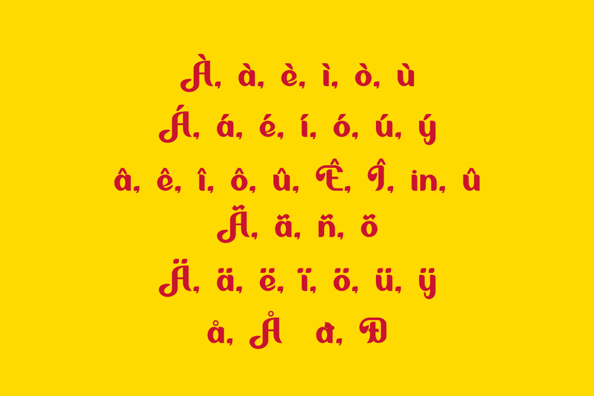 Chalot - Food Font, a Sans Serif Font by QR Design Studio (Photo 10 of 11)