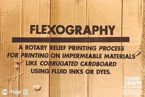 Flexograph - Overprint Font