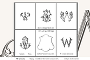 Antique Vintage Monogram Initial W, an Object Graphic by Antique Monograms (Thumbnail 3 of 4)