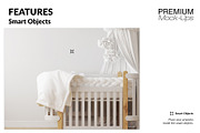 Nursery Wallpaper Mockup Set, a Household Mockup by mock-ups (Thumbnail 3 of 6)