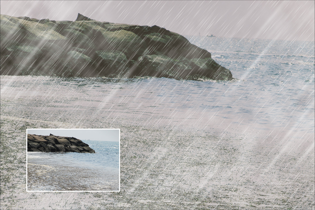 Fog & Rain Brushes & Overlays preview 4