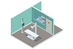X-ray machine without people, a Healthcare Illustration by Golden Sikorka