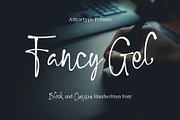 Fancy Gel - Versatile Handwritten, a Handwritten Font by Attractype (Thumbnail 1 of 9)