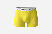 Men's Boxer Brief Mockup, a Bottom Mockup by graphypix (Thumbnail 1 of 4)