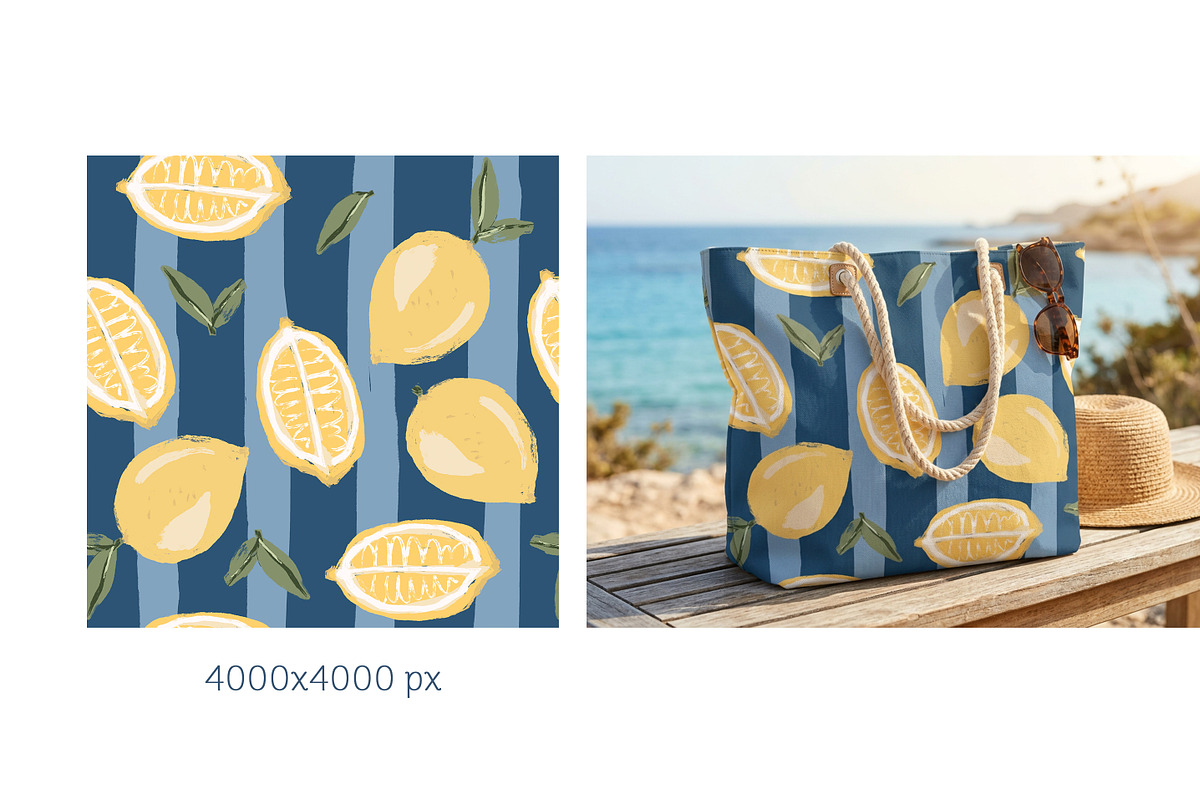 Summer Vibes Seamless backgrounds, a Pattern Graphic by Pattern + watercolor (Photo 6 of 13)