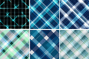 Masculine Plaid Blue and Green, an Illustration by Black Bird Studio (Thumbnail 3 of 5)