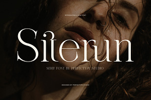 Siterun Elegant Serif Font