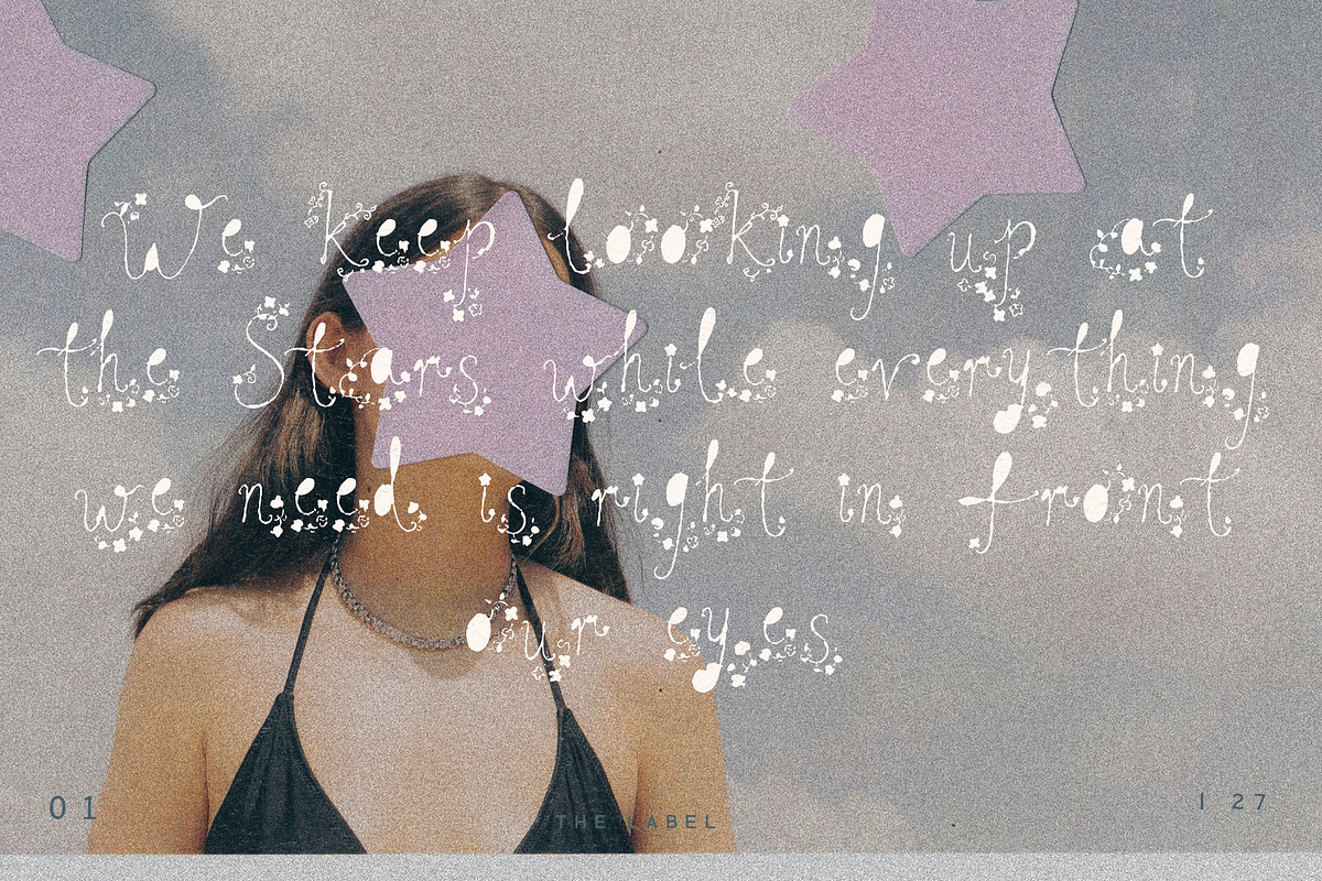 Whimsical Floral Script Font Trio, a Handwritten Font by Laras Wonderland (Photo 10 of 12)