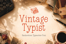 Vintage Typist - Typewriter Font