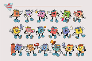 Notepad Mascot Characters