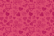 Love patterns set, a Pattern Graphic by Hala (Thumbnail 3 of 4)