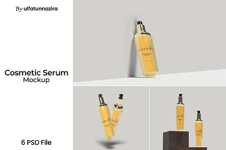 Cosmetic Serum Mockup
